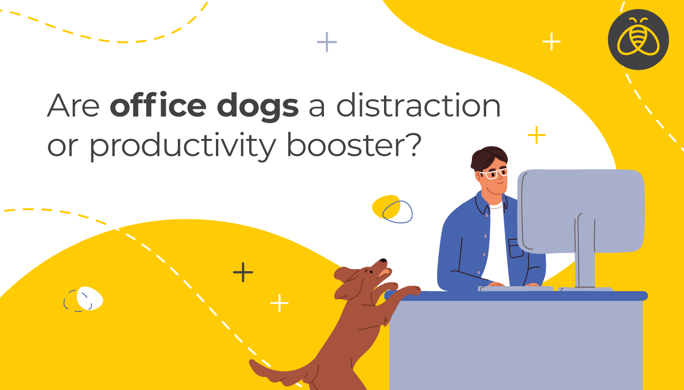 Are office dogs a distraction or productivity booster?