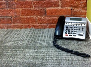 Phone in the first BBD Kingston office