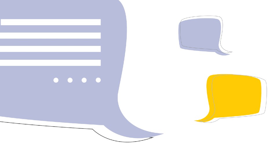 Speech bubbles