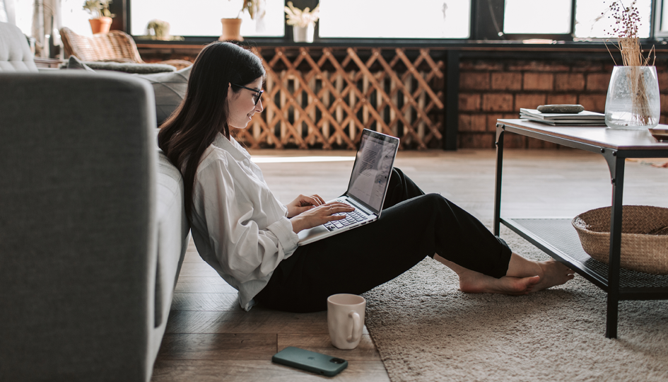 Woman using laptop | Girls Learning Code | Benefits by Design