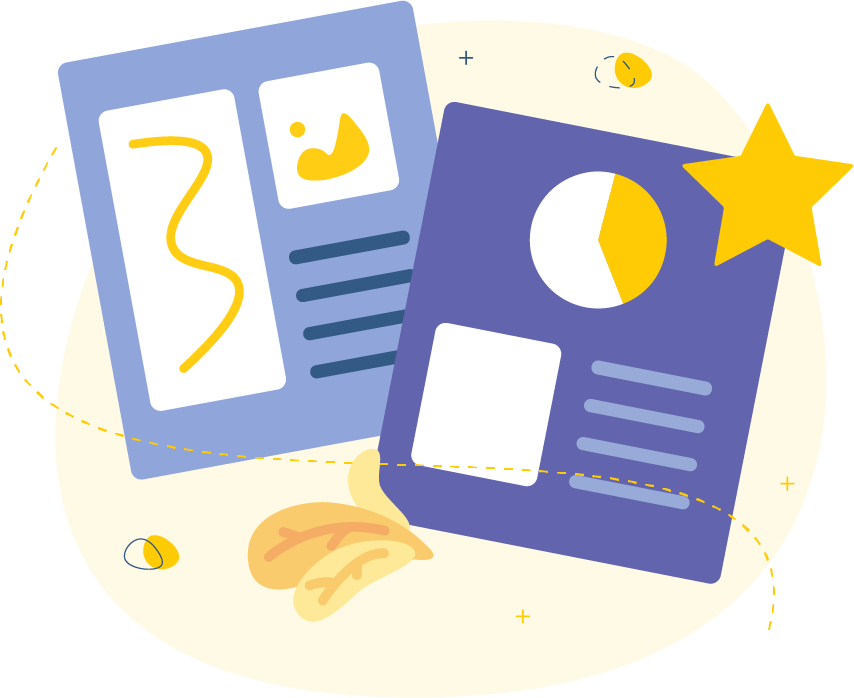 Vector Image of Documents | Benefits by Design