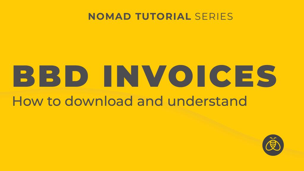 Downloading Your BBD Invoice Nomad Tutorial