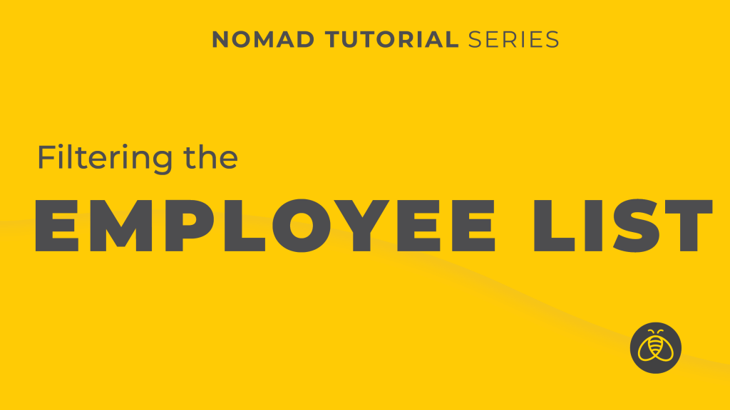 Filtering the Employee List Nomad Tutorial