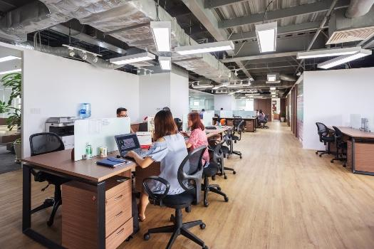 a modern office space